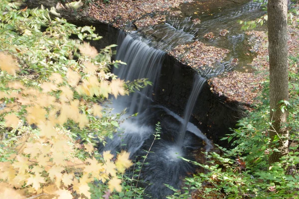 Indian Run Falls Park Dublin Ohio — Fotografia de Stock