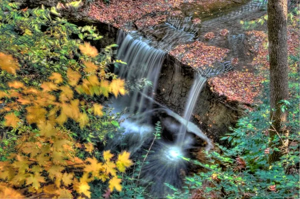 Indian Run Falls Parkı Dublin Ohio — Stok fotoğraf