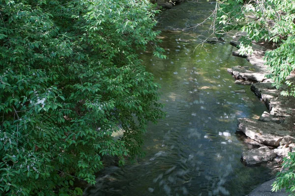 Indian Run Falls Park Dublin Ohio — Stockfoto