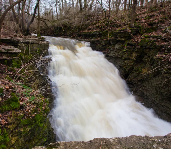 Indian Run Falls Parkı Dublin Ohio — Stok fotoğraf