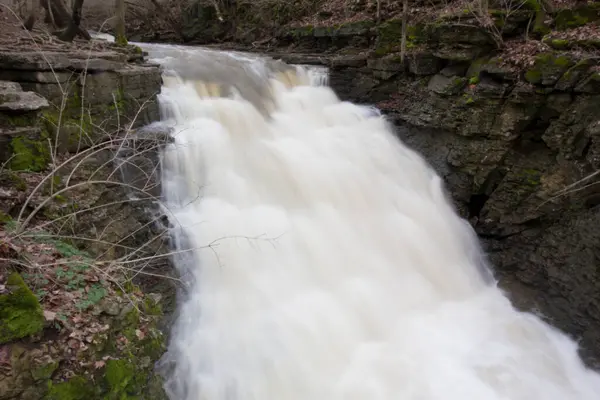 Indian Run Falls Park Dublin Ohio — Stockfoto