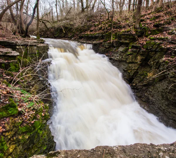 Indian Run Falls Parkı Dublin Ohio — Stok fotoğraf