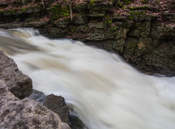 Indian Run Falls Park Dublin Ohio — Fotografia de Stock