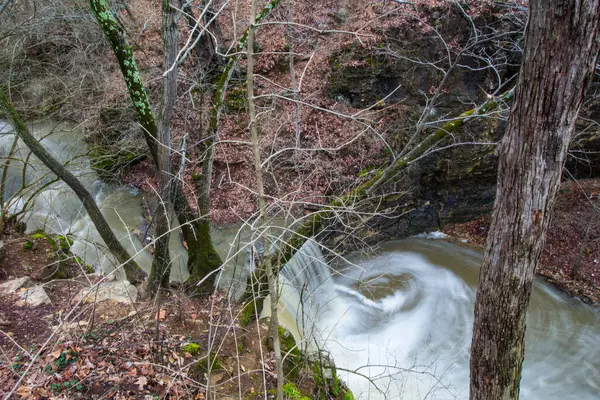 Indian Run Falls Park Dublín Ohio — Foto de Stock