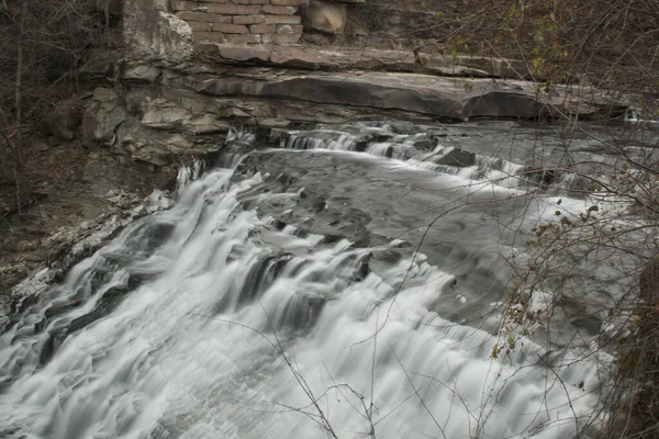 Mill Creek Şelalesi Cleveland Ohio — Stok fotoğraf