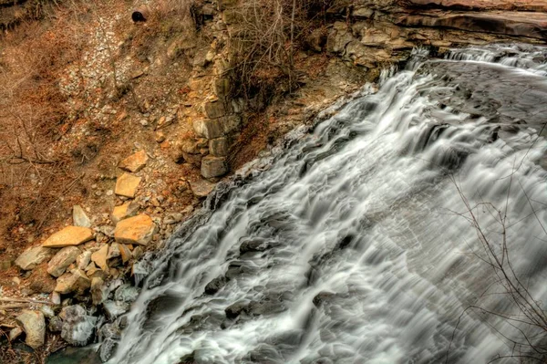 Mill Creek Şelalesi Cleveland Ohio — Stok fotoğraf