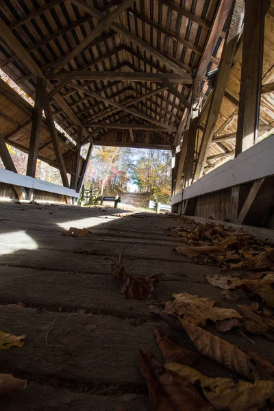Monk Hollow Covered Bridge Ohio — Stock Photo, Image
