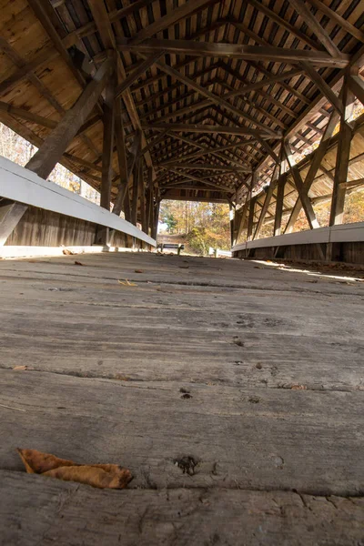 Monk Hollow Covered Bridge Ohio — Stock Photo, Image
