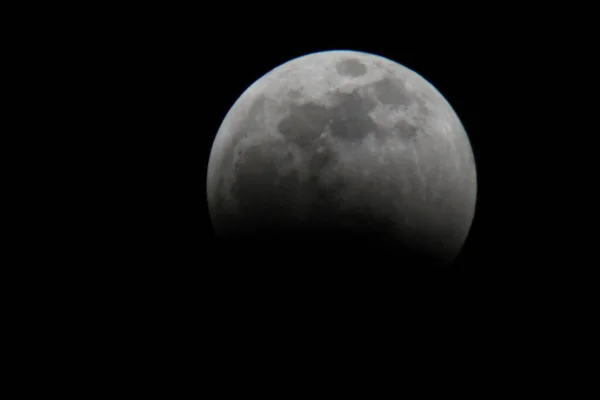 Vista Eclipse Lunar Total —  Fotos de Stock