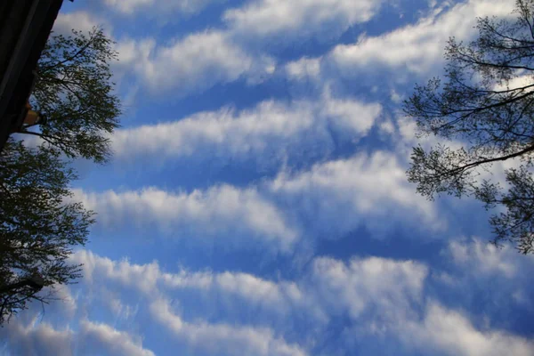 Стратокумулятивні Хмари Вранці — стокове фото
