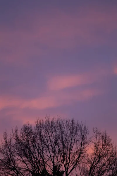 Cielo Amanecer Atardecer Con Nubes — Foto de Stock
