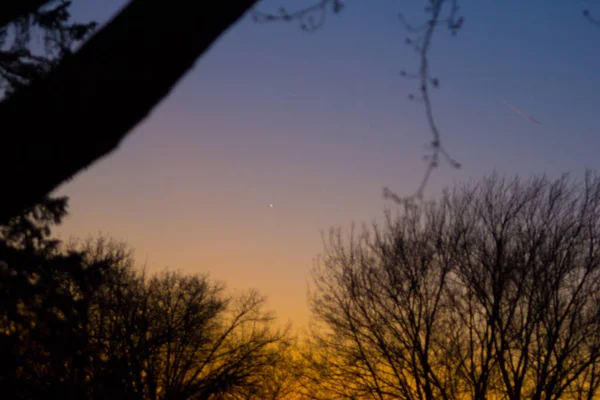 Sonnenaufgang Oder Sonnenuntergang Himmel Mit Wolken — Stockfoto