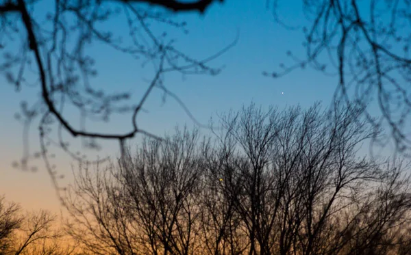 Alba Tramonto Cielo Con Nuvole — Foto Stock