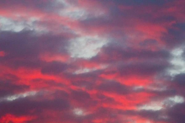 Alba Tramonto Cielo Con Nuvole — Foto Stock