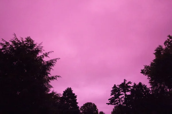 Cielo Amanecer Atardecer Con Nubes —  Fotos de Stock