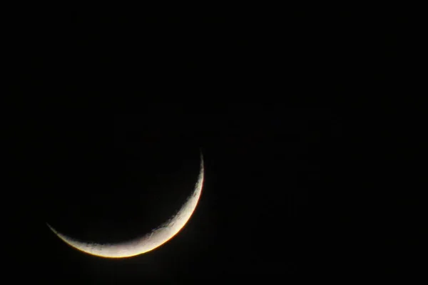 夕方の三日月 — ストック写真