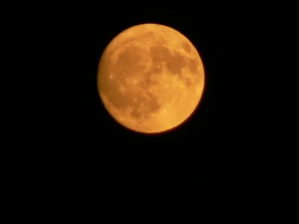 Vista Lua Upclose — Fotografia de Stock