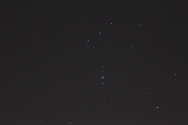 Созвездие Ориона в небе