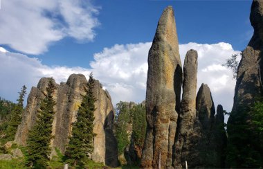 Güney Dakota, Yazın Needles Otobanından Görüntüler