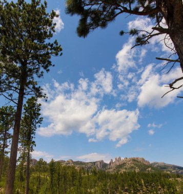 Güney Dakota, Yazın Needles Otobanından Görüntüler