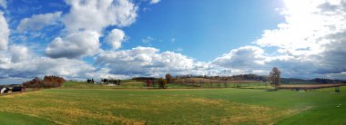 Sonbaharda Kırsal Manzara, Holmes County, Ohio