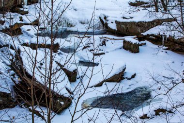 Berea Şelaleleri Kış, Berea, Ohio