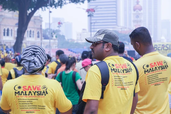 Bersih 4.0 Rally på Dataran Merdeka, Kuala Lumpur Malaysia — Stockfoto