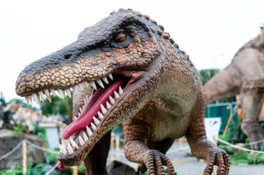 İsveç, Göteborg, Heden 'deki megalodon yaratılış sergisinde çekildi.