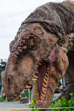 İsveç, Göteborg, Heden 'deki megalodon yaratılış sergisinde çekildi.