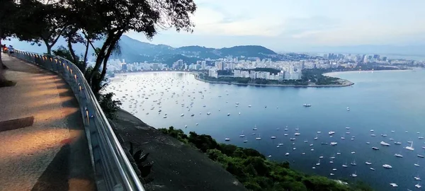 Sugar Loaf Botafogo Sahili Manzarası, Rio de Janeiro, Brezilya