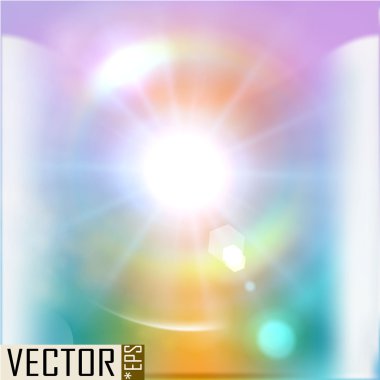 Bright sunshine background