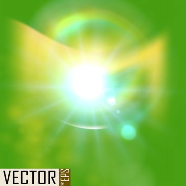 parlak yeşil ışık arka plan