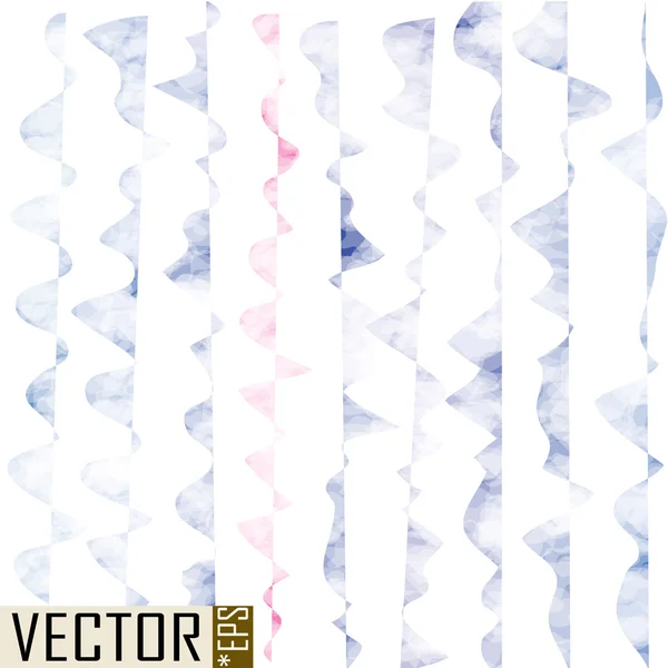 Olas azules del mar fondo abstracto — Vector de stock