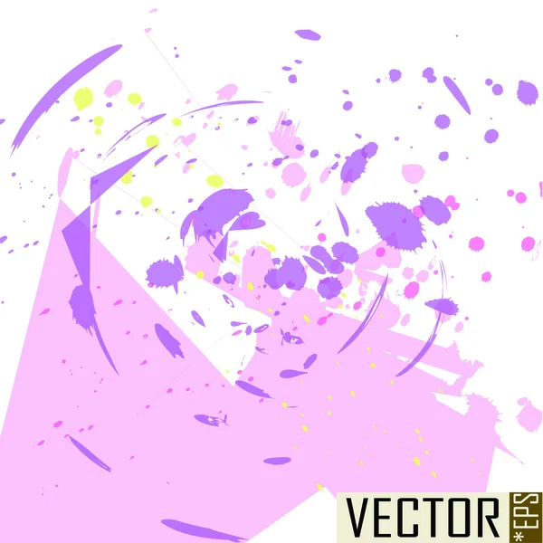 Růžová barva blot abstraktní pozadí — Stockový vektor