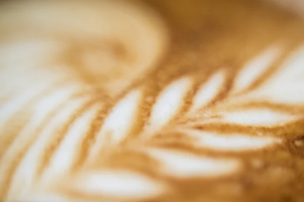 Close Up Of Cappuccino Art Background — Stock Photo, Image
