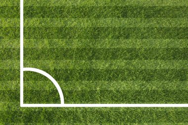 Futbol alanının arka plan