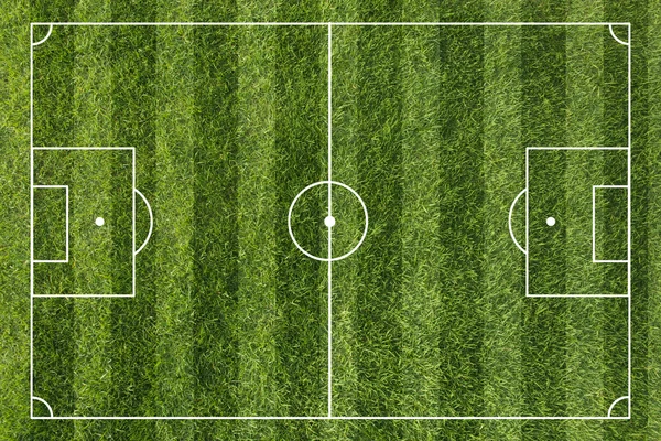 Top view of  football field