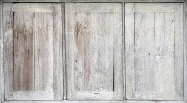 Eski Beyaz ahşap pencere