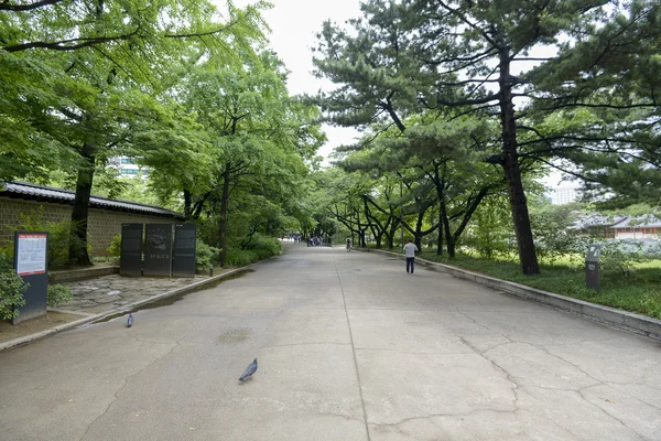 SEOUL, Coreia do Sul - 24 de maio: Deoksugung Palace. Maio 24, 2016 em S — Fotografia de Stock