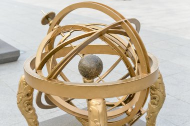 Seoul, Güney Kore - 22 Mayıs: Gwanghwamun Meydanı Ma üzerinde gün batımında