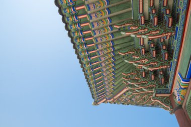Seoul, Güney Kore - 22 Mayıs: Gyeongbokgung Sarayı. 22 Mayıs 2016 ben