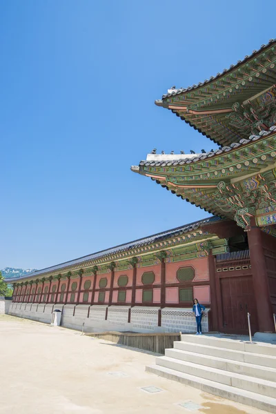 SEOUL, Corea del Sud 22 MAGGIO: Palazzo Gyeongbokgung. 22 MAGGIO 2016 i — Foto Stock