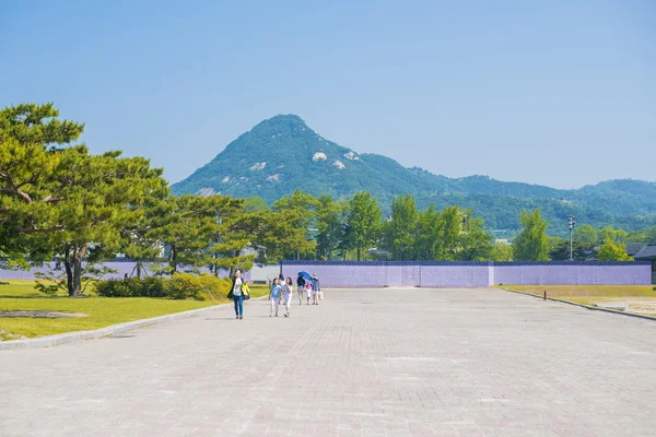 SEOUL, Coreia do Sul - 22 de maio: Gyeongbokgung Palace. Maio 22, 2016 i — Fotografia de Stock