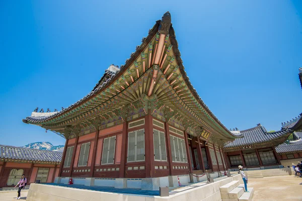 Seoul, Sydkorea - 22 maj: Gyeongbokgung Palace. 22 maj 2016 jag — Stockfoto