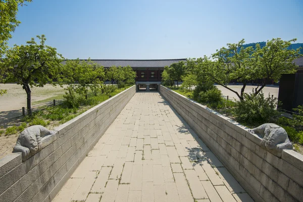 Seoul, Zuid-Korea - 22 mei: Gyeongbokgung Paleis. 22 mei, 2016 ik — Stockfoto