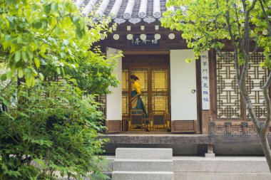 Güney Kore'de Seoul, Güney Kore - 22 Mayıs: Hahoe halk köyü. M