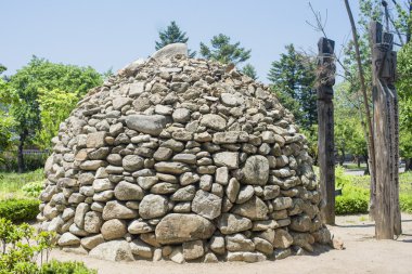 Güney Kore'de Seoul, Güney Kore - 22 Mayıs: Hahoe halk köyü. M