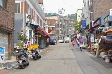 Kore, Güney Kore - 21 Mayıs: Kore sokakta 21,2016 SEO olabilir