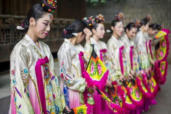 SEOUL,South Korea - MAY 21: korea show in folk village — Stock Photo, Image