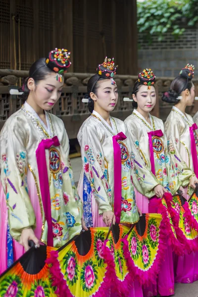 SEOUL,South Korea - MAY 21: korea show in folk village — Stock Photo, Image